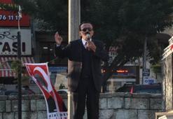 Bir kişi dinliyordu o da gitti