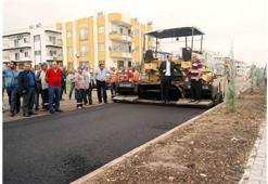 Yürüyüş yolunda asfaltlama çalışmaları başladı!