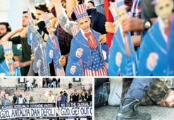 Protestoculara göz açtırılmadı