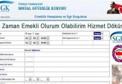 Ne zaman emekli olurum online sorgulama ekranı!