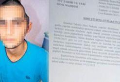 O liseli mektupla tutuklanmış