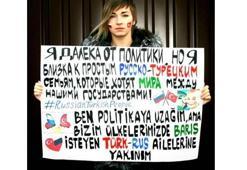 Rus şarkıcıdan Türk-Rus ilişkilerine destek çağrısı