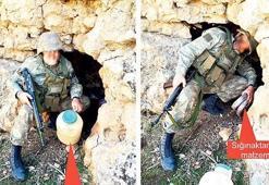Sığınaklara böyle girdiler