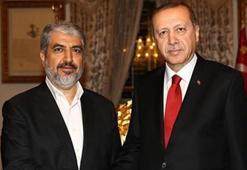 Erdoğan, Halid Meşal'i kabul etti