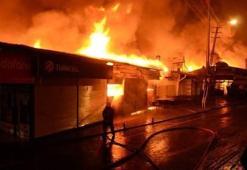 Ankara'da şoke eden yangın! Tam 250 dükkanlık iş merkezi...