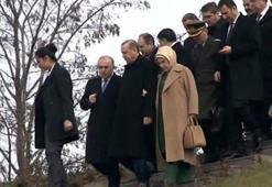 Erdoğan, İzmit Körfez Geçiş Köprüsü'nü inceledi