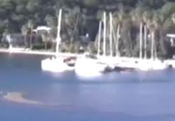 Marmaris'te endişelendiren kare!