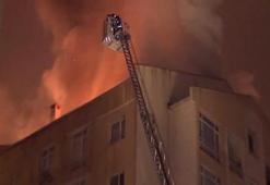 Gaziosmanpaşa’da korkutan yangın...