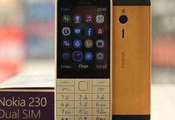 24 ayar Altın kaplamalı Nokia 230
