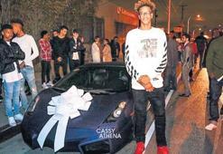 Shaq’ın oğluna Lamborghini