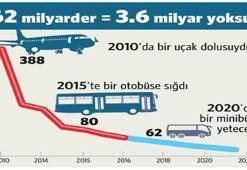 Bir otobüs dolusu zengin dünyanın yarısına bedel
