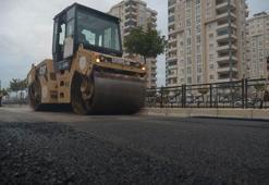 Mavi Bulvar’da asfalt yenileme