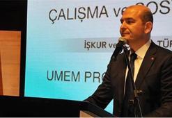 Süleyman Soylu: Hedefimiz 2016 yılında 1 milyon kişiye iş bulmak