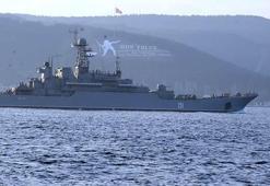 İki rus savaş gemisi Çanakkale'den geçti