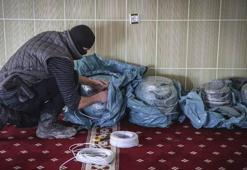 Camide patlayıcı ele geçirildi