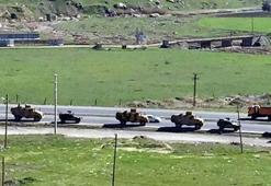 Tanklar ilçeye “Türkiyem” şarkısı eşliğinde girdi