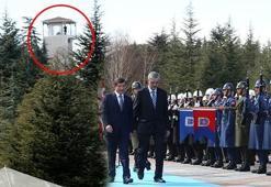 Çankaya Köşkü'ne keskin nişancı kulesi