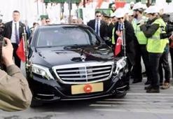Erdoğan 3. köprüden makam aracıyla geçti
