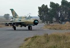Suriye'nin savaş uçağı düşürüldü, pilotu öldürüldü