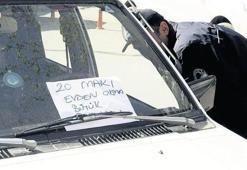 Reklamcıya ’Notlu’ tehdit