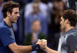 Federer'in ikinci turdaki rakibi Del Potro