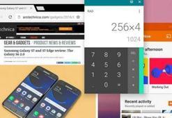 Android N'nin çoklu-pencere işlevi göründü!