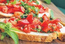 Bir İtalyan klasiği Bruschetta...