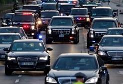 Cumhurbaşkanı Erdoğan trafiğe takıldı