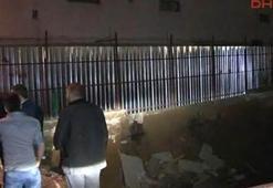 İstanbul’da 7 katlı binanın ana girişi çöktü