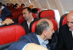 Trabzonspor uçağında büyük panik!