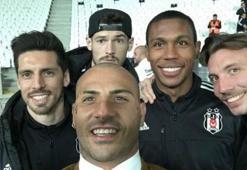 Beşiktaşlı futbolcular Vodafone Arena'ya ayak bastı