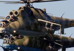 Irak'ta Rus helikopteri düştü