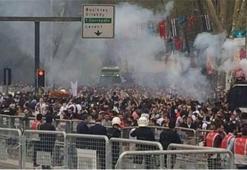 Vodafone Arena çevresinde biber gazlı müdahale