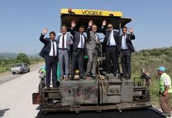 Soma'da asfalt sezonu açıldı