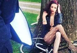 İtalyan model trenin altında kaldı