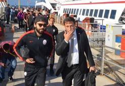 Galatasaray kafilesi, Bursa'ya geldi