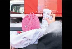6 aylık Almina’dan babaya son dokunuş
