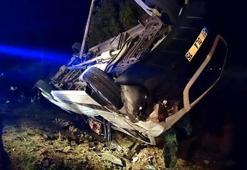 Uşak'ta minibüs takla attı: 1 ölü, 18 yaralı