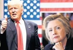 Trump Hillary’i solladı