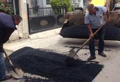 Asfalt yama çalışmaları sürüyor