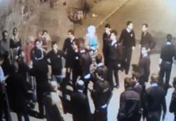 Roman vatandaşlar arasındaki kavga güvenlik kamerasında