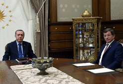 Davutoğlu'ndan Erdoğan'a veda ziyareti