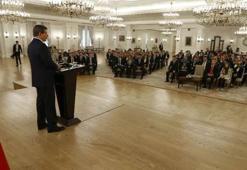 Başbakan Davutoğlu, Çankaya Köşkü’nün son misafirlerini ağırladı
