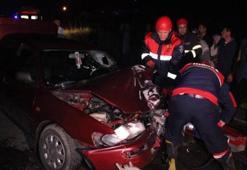 Zonguldak’ta düğün dönüşü kaza; 1 ölü, 13 yaralı