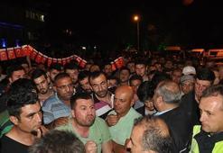 Bayrak yakma iddiası ilçede gerginliğe yol açtı