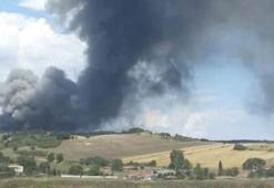 Balıkesir'de yumurta üretim tesisinde yangın
