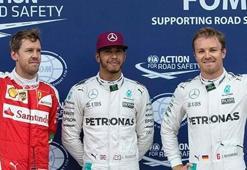 Kanada'da pole pozisyonu Hamilton'ın