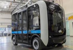 Sürücüsüz minibüsler yolda