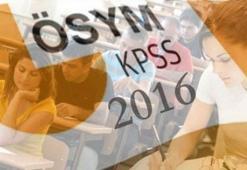 2016 KPSS sınav sonuçları ne zaman açıklanacak?