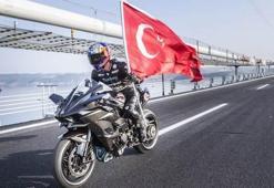 Kenan Sofuoğlu, Osmangazi Köprüsü'nde rekoru kırdı!